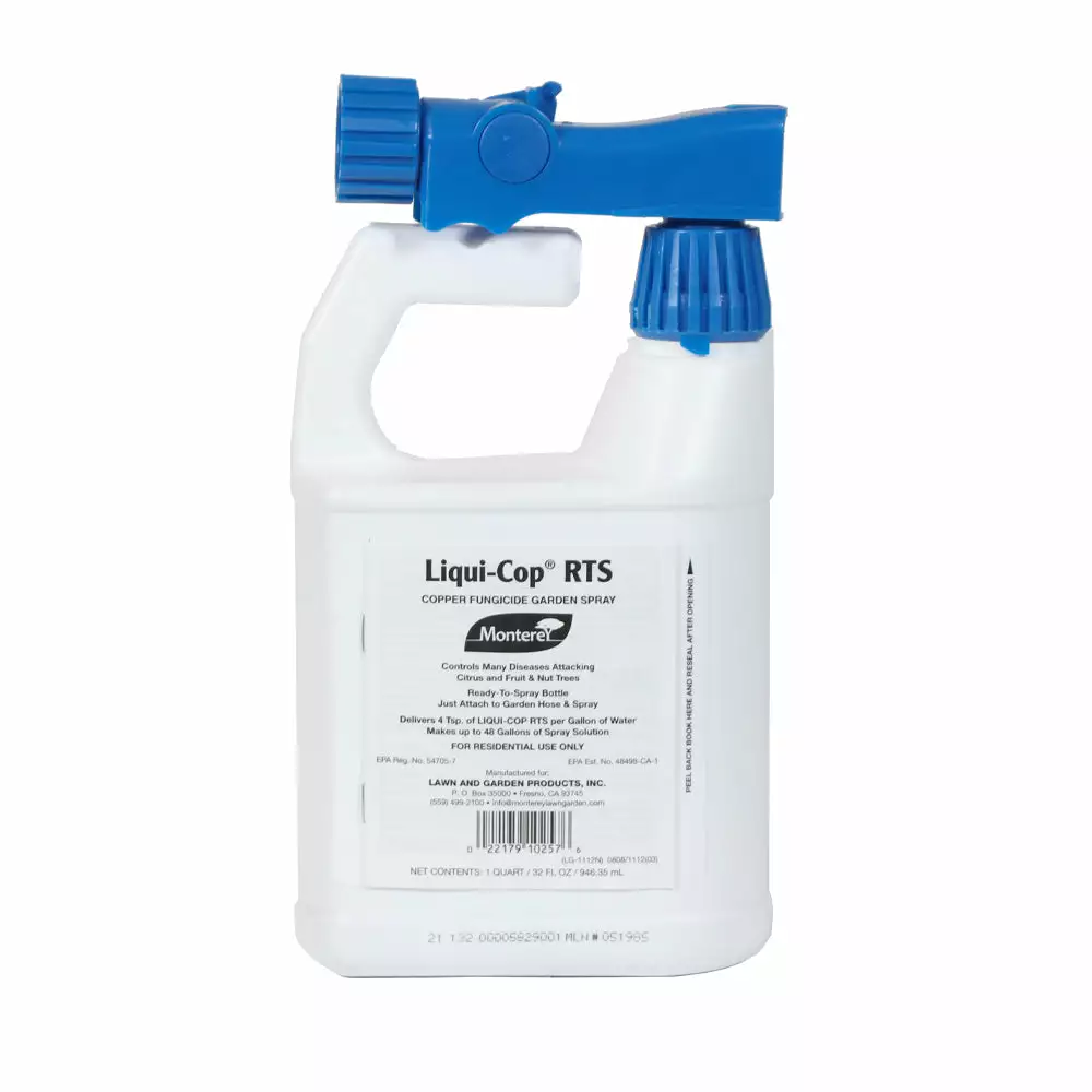 Fast Growing Trees Garden Supplies Liqui-Cop® Copper Fungicide Spray 5 Fast Growing Trees Garden Supplies Liqui-Cop® Copper Fungicide Spray