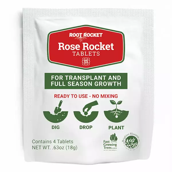 Fast Growing Trees Root Rocket® Rose Rocket Tablets Garden Supplies 3 Fast Growing Trees Root Rocket® Rose Rocket Tablets Garden Supplies