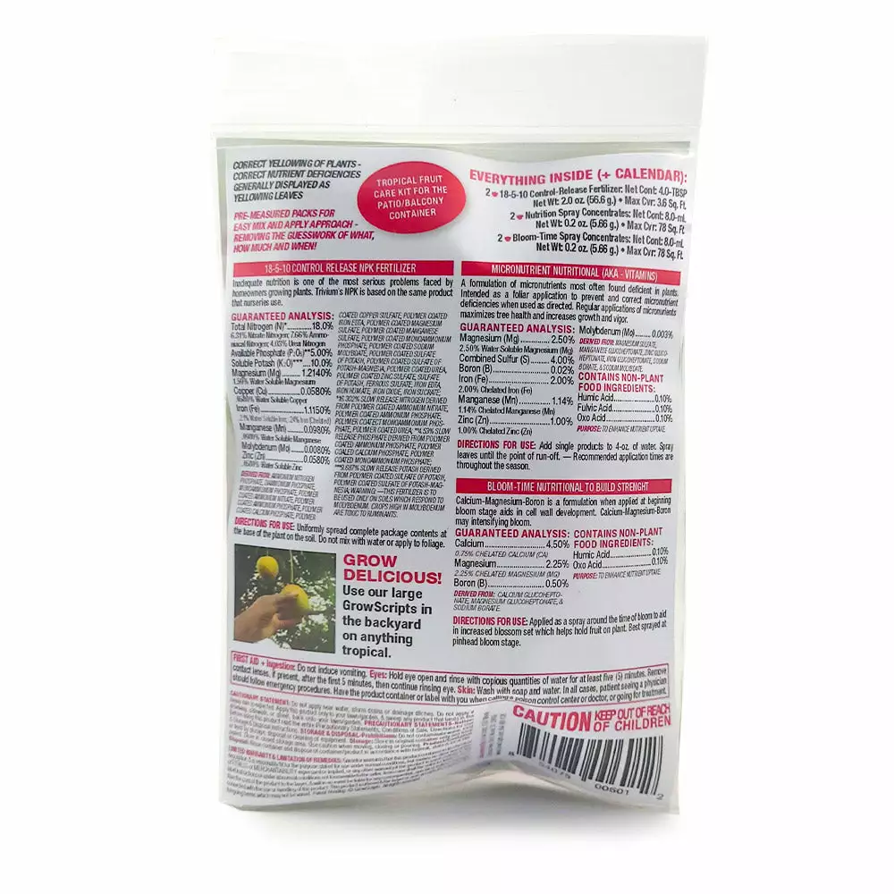 Fast Growing Trees Tropical Fruit Tree Care Kit 5 Fast Growing Trees Tropical Fruit Tree Care Kit